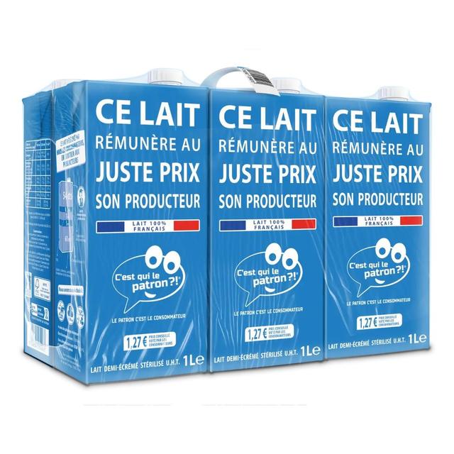 3248340054070 - C'est qui le Patron - Lait demi-écrémé UHT