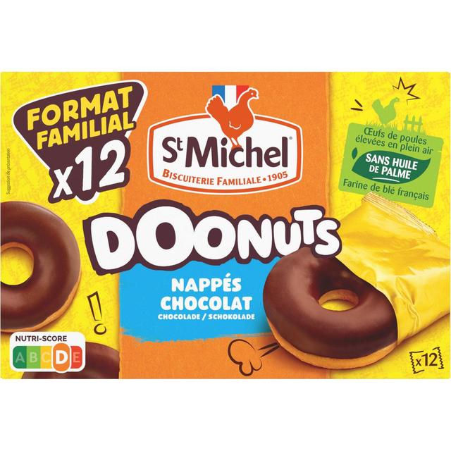 3178530414370 - St Michel - Doonut nappé chocolat maxi format x12