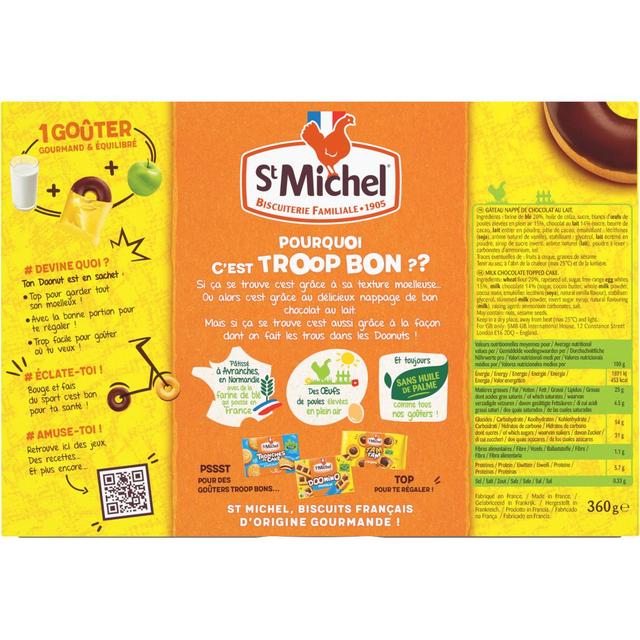 3178530414370 - St Michel - Doonut nappé chocolat maxi format x12