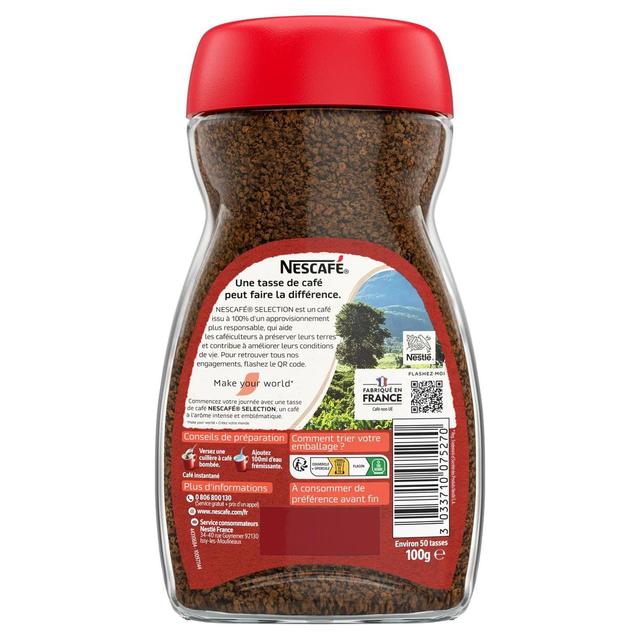 3033710075270 - Nescafé - Sélection, café soluble corsé et intense