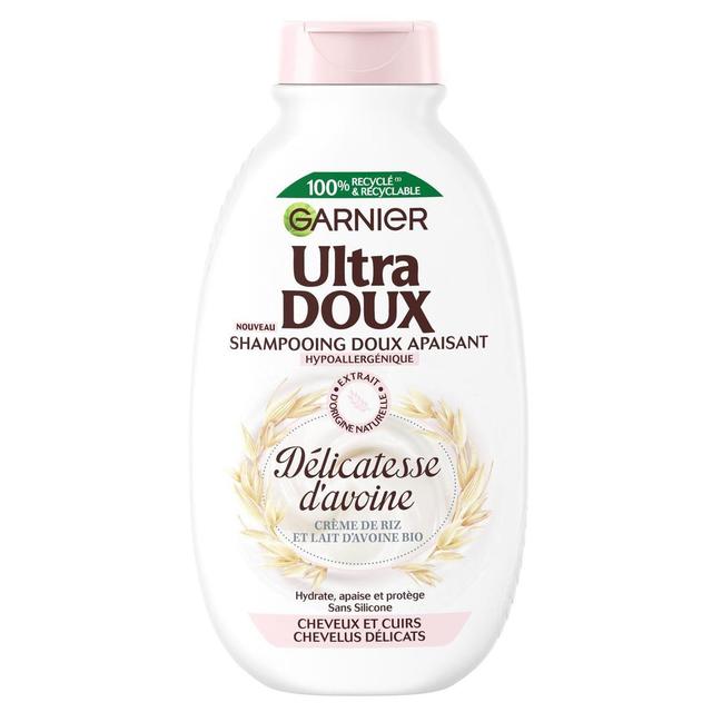 3600542525770 - Garnier - Ultra Doux - Shampooing Doux Apaisant Délicatesse d'Avoine