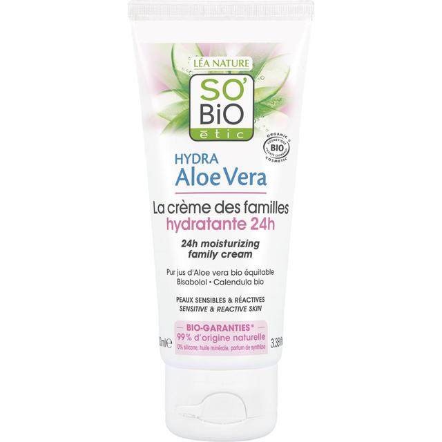 3517360016970 - SO'BIO ETIC - La crème hydratante 24h des familles, peaux sensibles et réactives, Hydra Aloe Vera