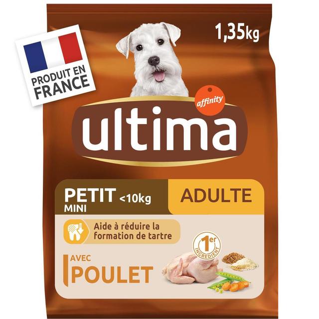 3700260417170 - Affinity - Ultima - Croquettes Poulet Aide à réduire la formation du tartre pour petit chien Adulte