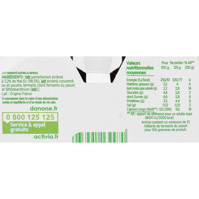 3033491139970 - Activia - Yaourt Nature