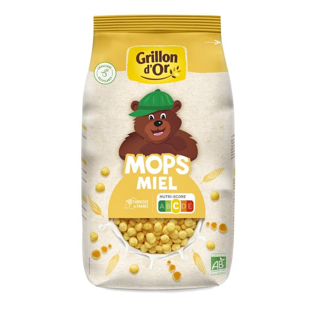 3421557920271 - Grillon Or - Céréales Mops Miel BIO