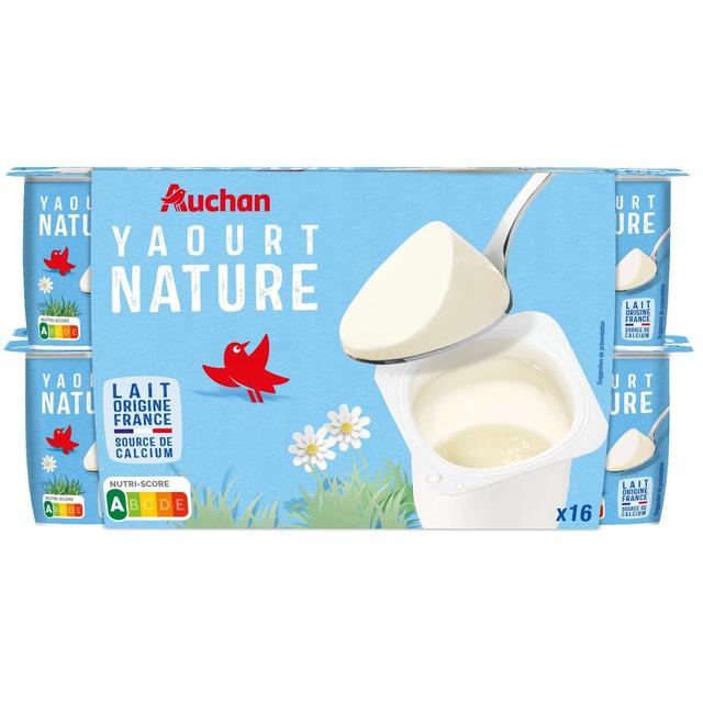 3596710540471 - Auchan - Yaourt nature