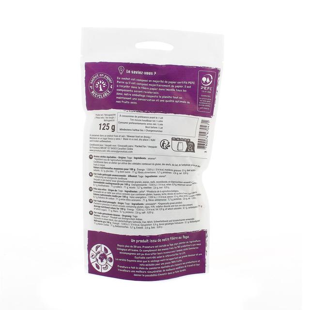 3760074470471 - Pronatura - Ananas séchés bio et éthicable