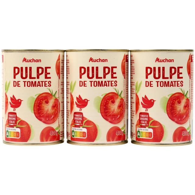 3254560020771 - Auchan - Pulpe de tomate en boîte