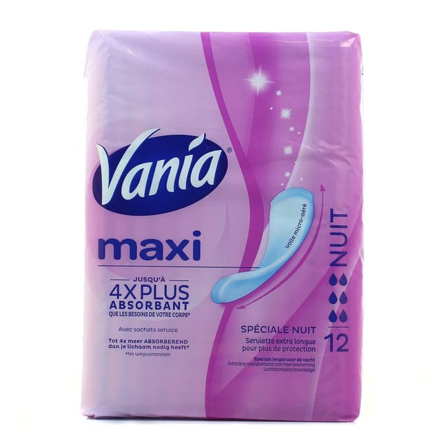 3574661419435 - Vania - Serviettes hygiéniques maxi nuit