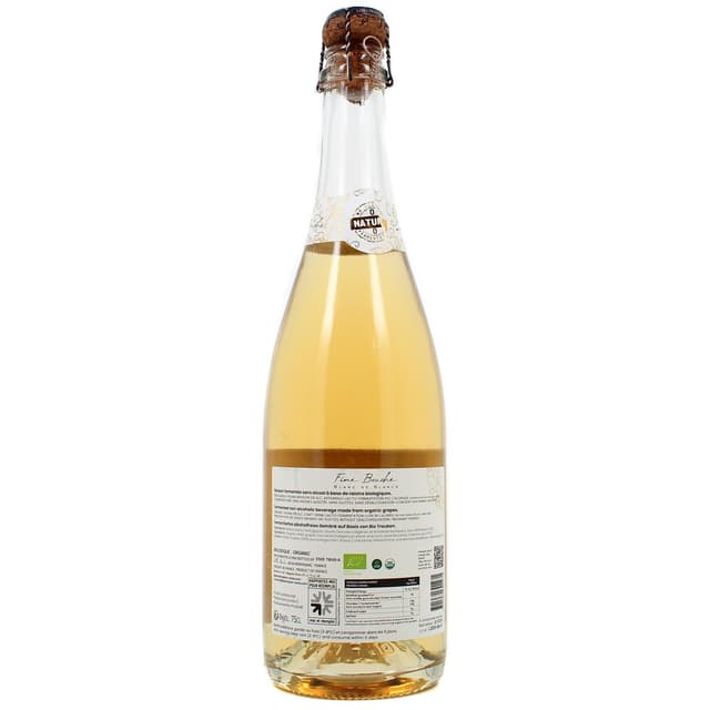 3701630301471 - Fine Bouche - Blanc de Blanc mousseux Sans alcool Bio