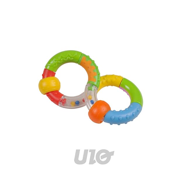 3574380062271 - BEBE DOUCEUR - Jouet d'Éveil pour Bébé Twist 17cm Multicolore