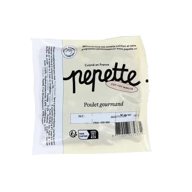 3770027672371 - Pepette - Chat Repas Frais, Poulet Gourmand