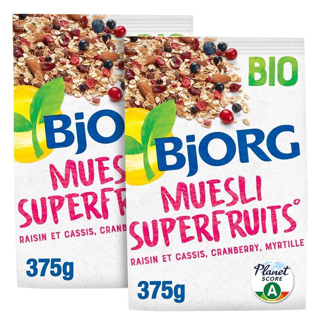 2050000334771 - Bjorg - Muesli superfruits raisin cassis cranberry myrtille bio
