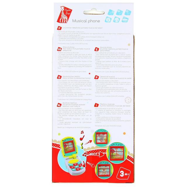 3056562307771 - Vulli - Téléphone musical Sophie la girafe