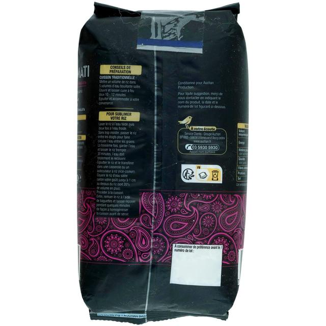 3596710427871 - Auchan Collection - Riz parfumé basmati prêt en 11 min