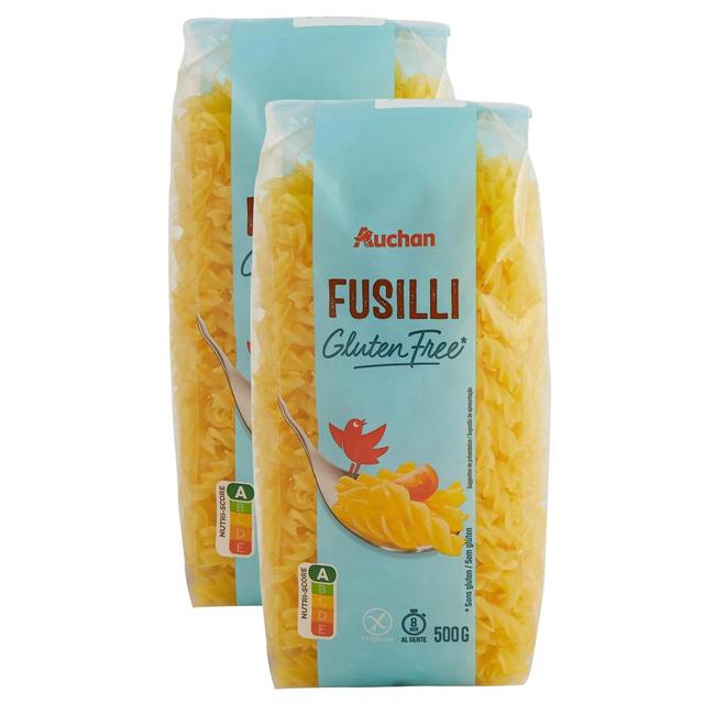 2050000408571 - Auchan - Pâtes Fusilli Sans Gluten