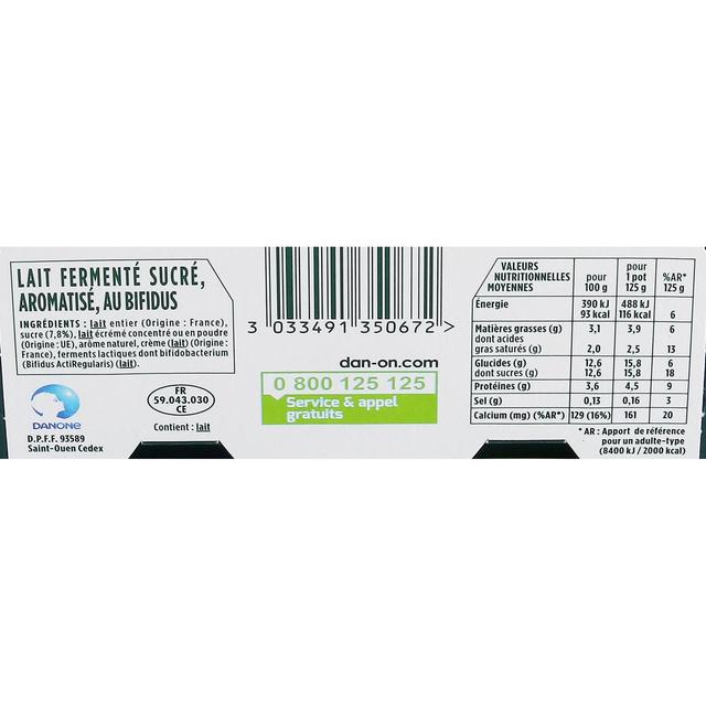 3033491350672 - Activia - Yaourt saveurs vanille citron coco bifidus