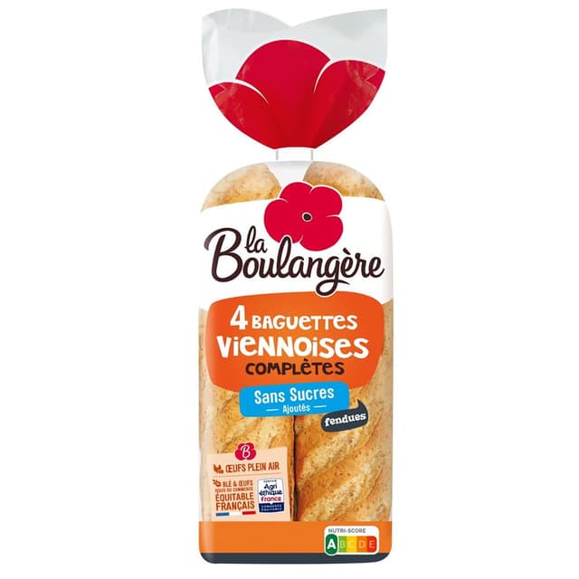 3760049790672 - La Boulangère - Baguettes viennoises complètes