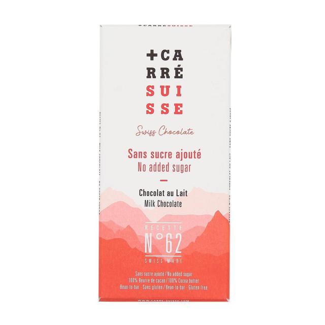 3760231780672 - Carré Suisse - Chocolat lait des Alpes sans sucre ajouté N°62