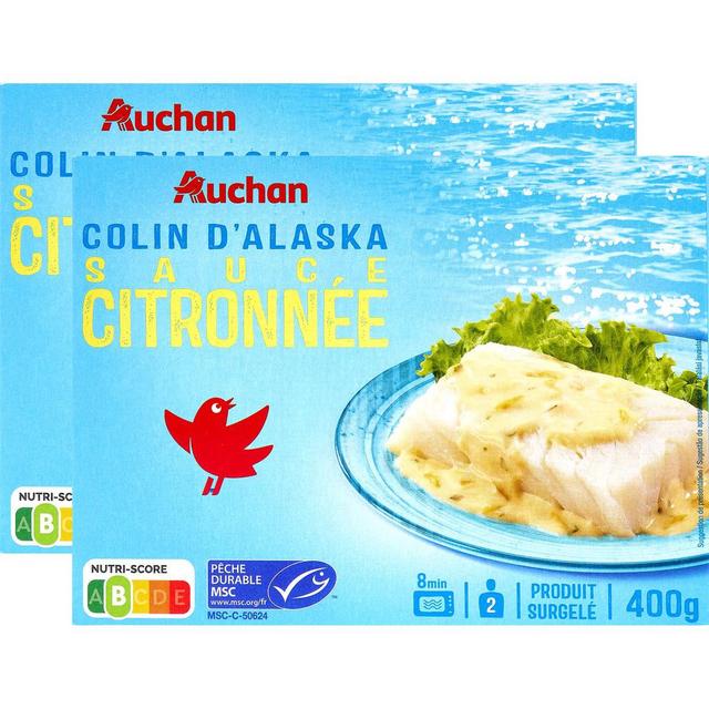 2050000411472 - Auchan - Colin d'Alaska sauce citronné MSC