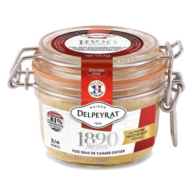 3067163662572 - Delpeyrat - Foie Gras de canard entier au poivre