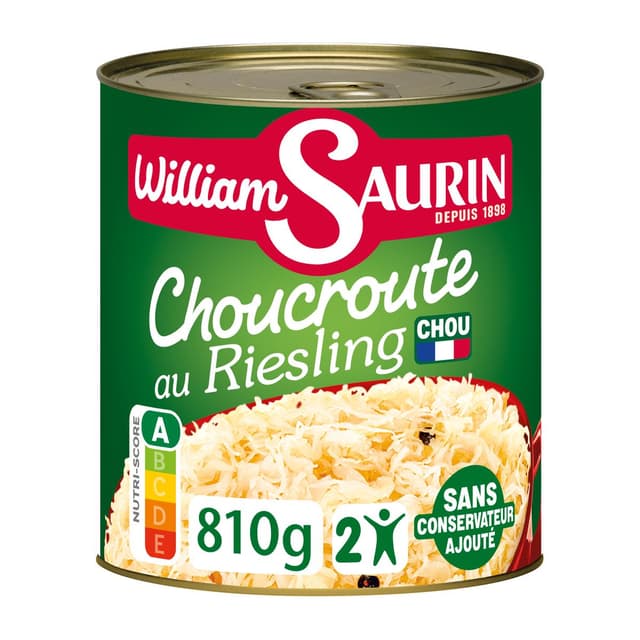 3049580553572 - William Saurin - Choucroute Cuisinée au Riesling