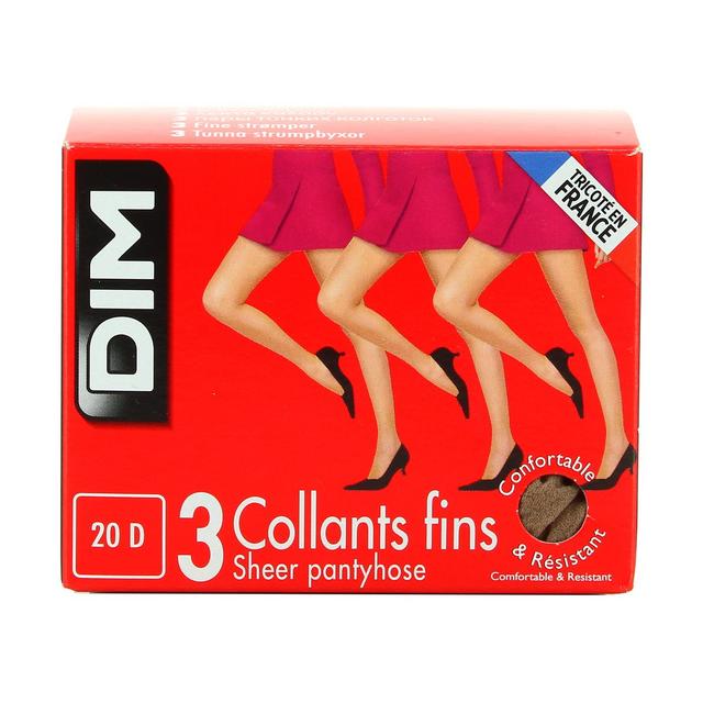 3040521563872 - Dim - 3 Collants fins Trio Sarrasin 20D
