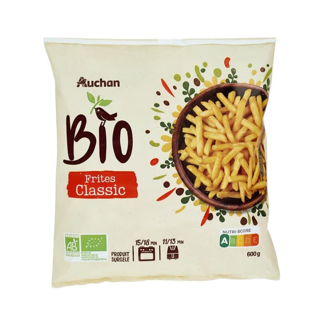 3596710535972 - Auchan BIO - Frites bio classic