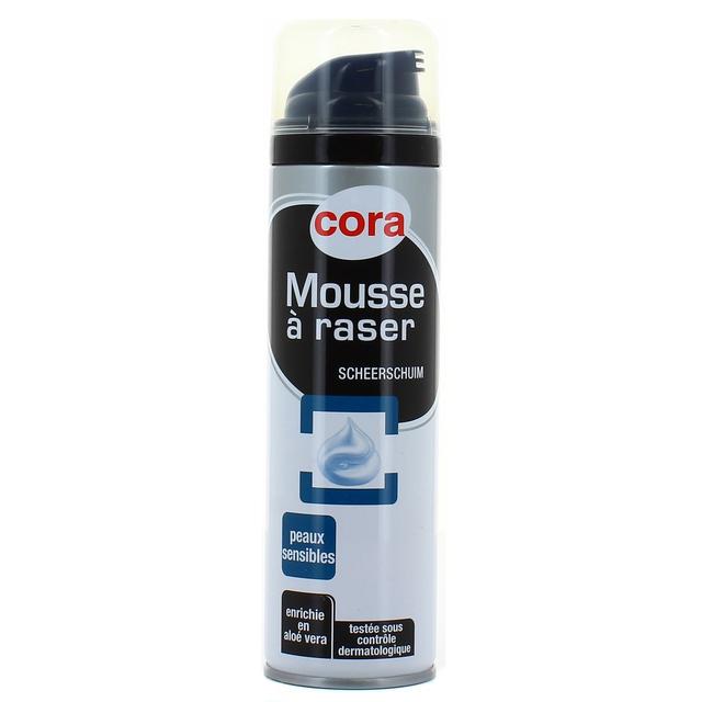 3257980756572 - Cora - Mousse à raser peaux sensibles