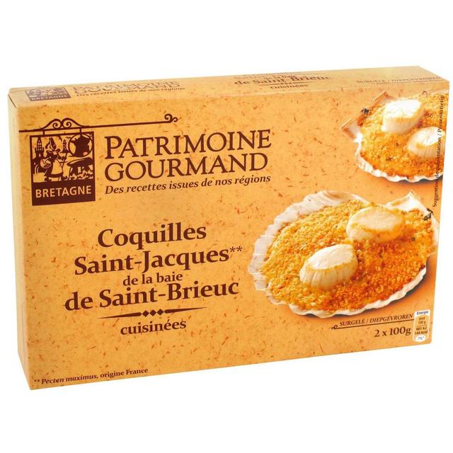 3257980579072 - Patrimoine Gourmand - 2 Coquilles Saint-Jacques cuisinées de la Baie de Saint Brieuc