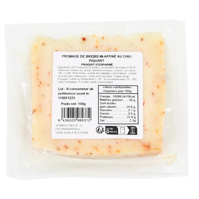 8436025989372 - La Eyenda - Fromage de Brebis au Chili Piquant