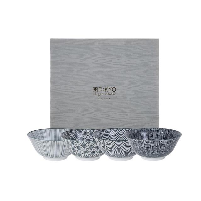 8719323539372 - Tokyo Design Studio - Coffret de 4 bols Nippon Black
