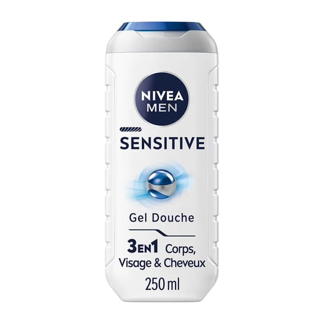 4005808130573 - Nivea Men - Gel douche Sensitive 3 en 1, aux extraits de bambou
