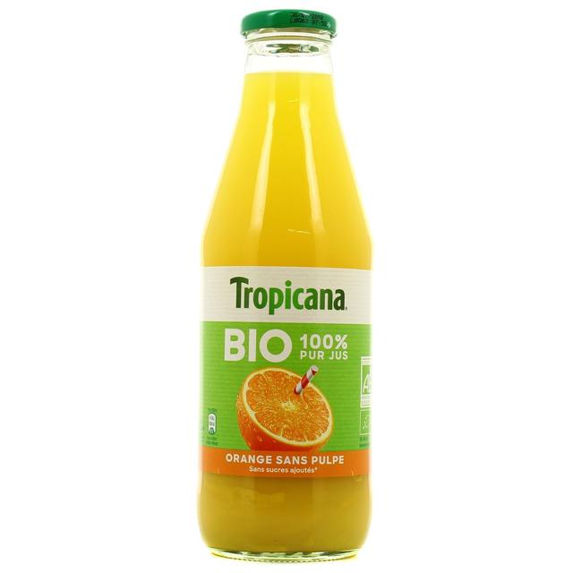 3502110010773 - Tropicana - Pur jus d'orange sans pulpe BIO