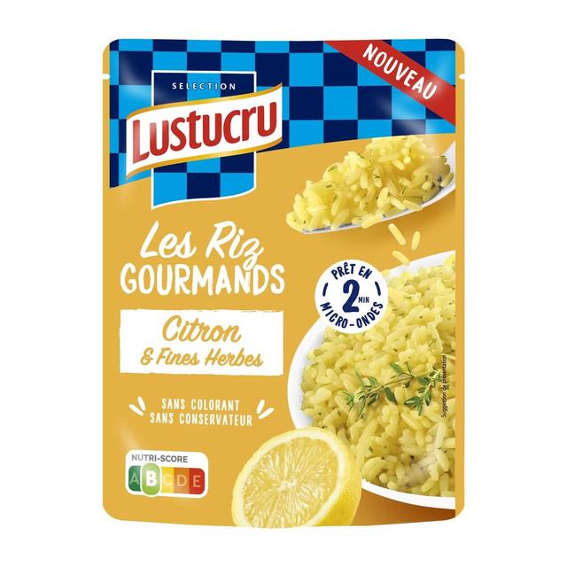3760341071073 - Lustucru - Riz Express Citron aux fines herbes Micro-ondes