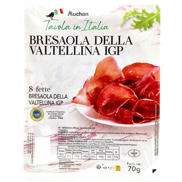 3596710532773 - Auchan Tavola In Italia - Bresaola Della Valtellina IGP