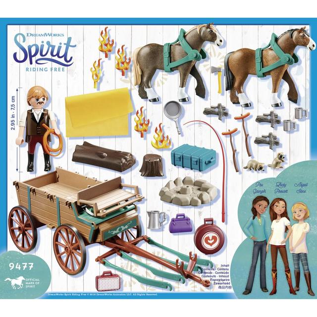4008789094773 - PLAYMOBIL® Spirit - Jim et charrette