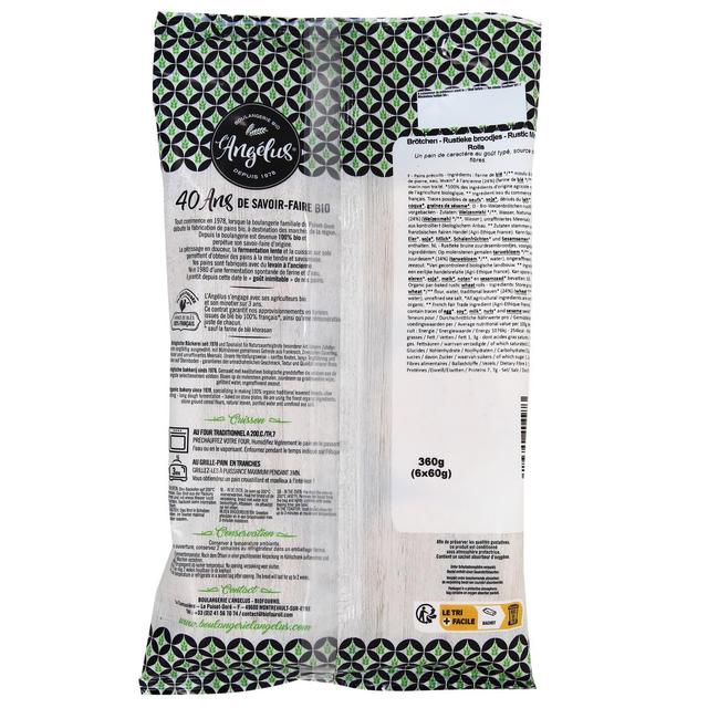 3419390404973 - L'Angelus - Mini Boules Rustique, Bio