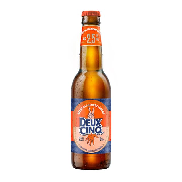 3770034726173 - La Deux Cinq - Bière aromatisée gingembre légère 2,5°