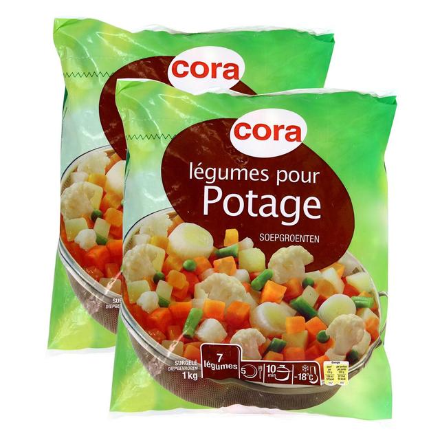 2050000269073 - Cora - Légumes pour potage- 7 légumes