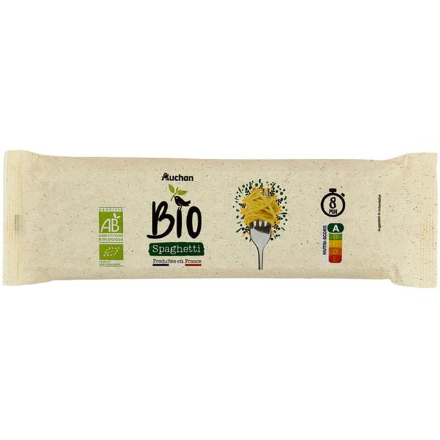3596710519873 - Auchan BIO - Pâtes Spaghetti Bio cuisson rapide 8 min