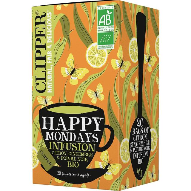 5021991941474 - Clipper - Infusion Citron Gingembre Bio - 20 sachets