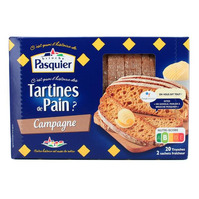 3182180002474 - Pasquier - Tartines pain de campagne