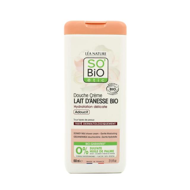 3517360012774 - So'Bio - Douche crème Lait d'Ânesse - Tous types de peaux -Cosmébio