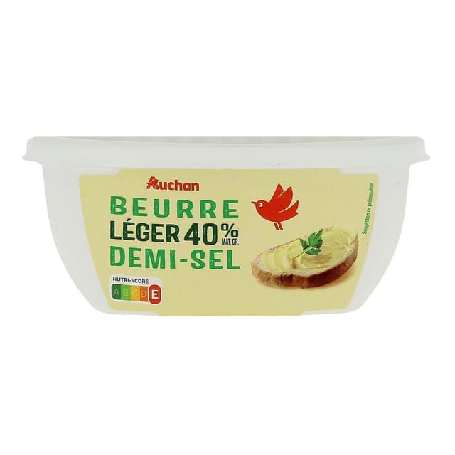 3596710483174 - Auchan - Beurre barquette demi sel 40%mg
