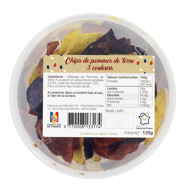 3770008133174 - PHM production - Chips de pomme de terre 3 couleurs