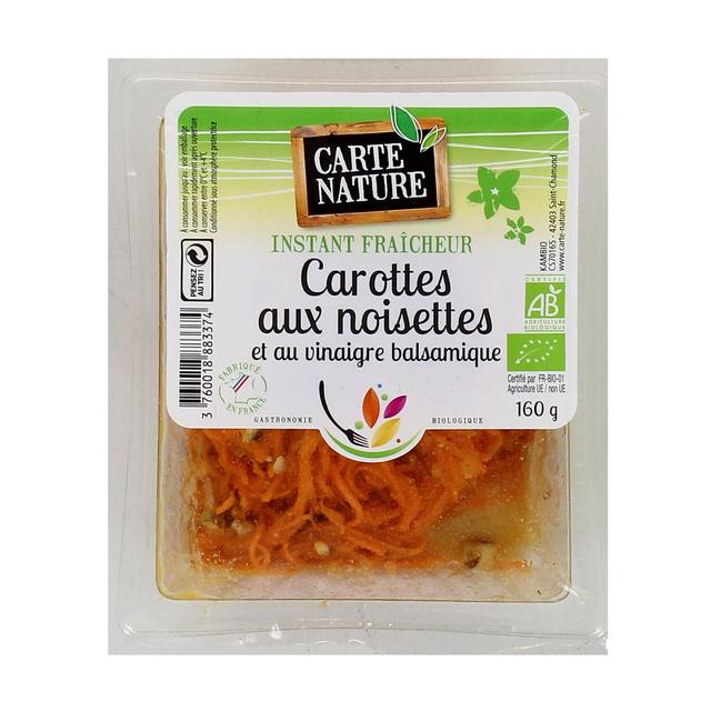 3760018883374 - Carte Nature - Carottes aux Noisettes et Vinaigre Balsamique, Bio