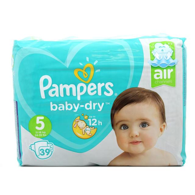 4015400834274 - Pampers Babydry - Couches T5 11/16kg - Format Géant junior