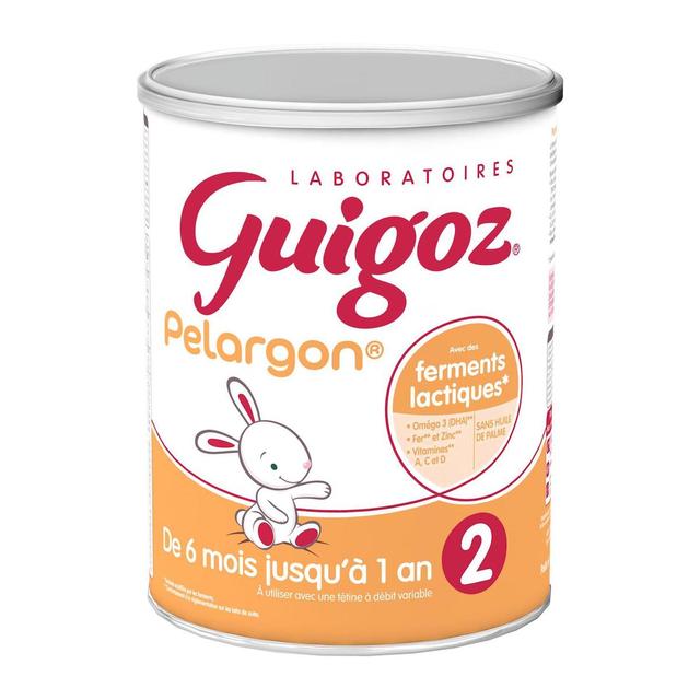 8445290116574 - Guigoz - Lait bébé en poudre Pelargon 2ème âge, 6-12 mois