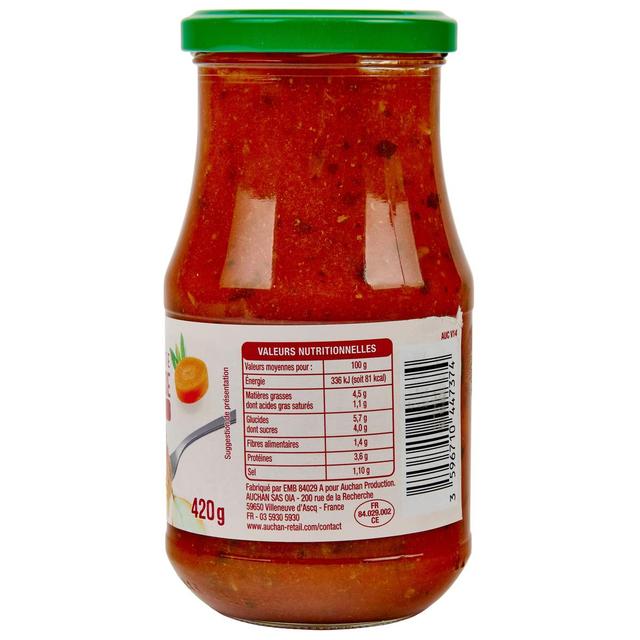 3596710447374 - Auchan - Sauce bolognaise origine France en bocal